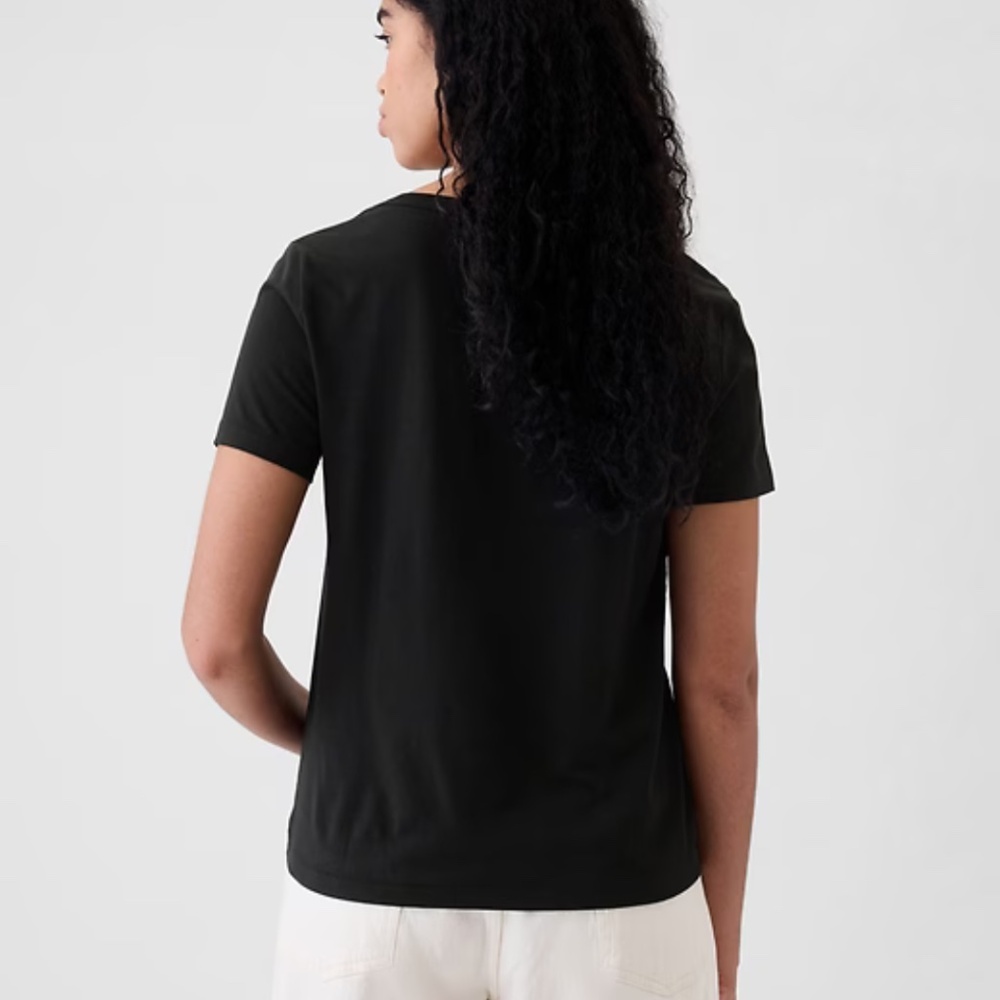 Gap BUNDLE 3 Organic Cotton VintageSoft V-Neck T-Shirt - Picture 5 of 15